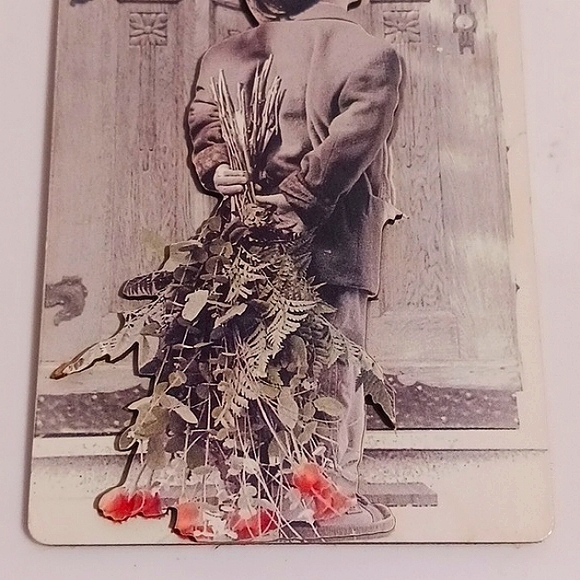 Kim Anderson Vintage "Boy Delivering Roses" 🌹 Magnet 🧏🌹⚜️🙋 - Picture 4 of 6